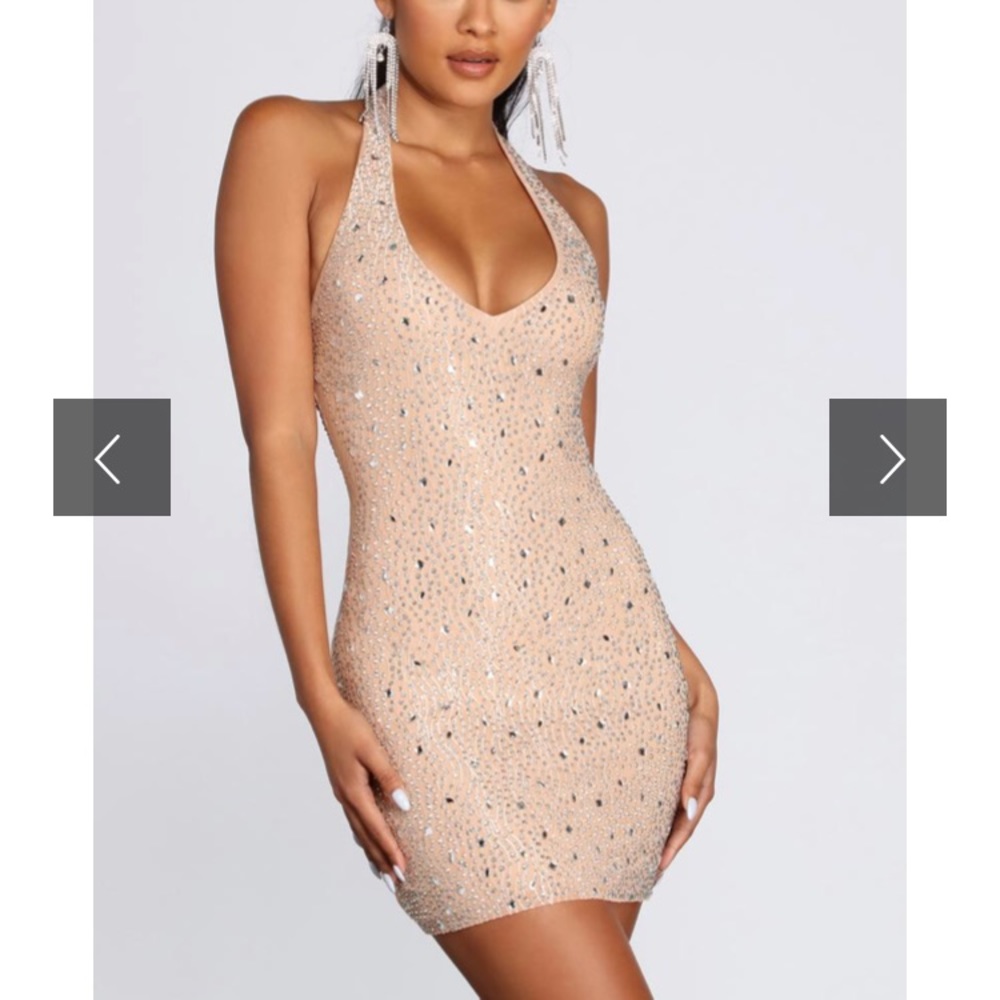 Mini gem dress